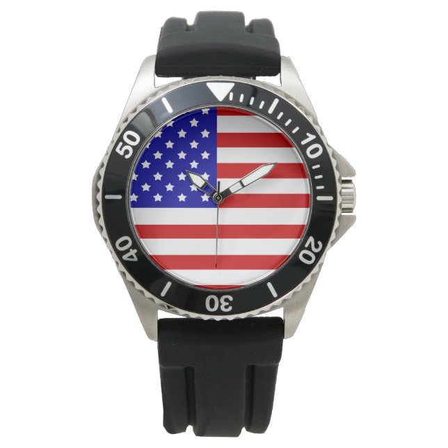 america, the land of proud americans armbanduhr (Vorderseite)