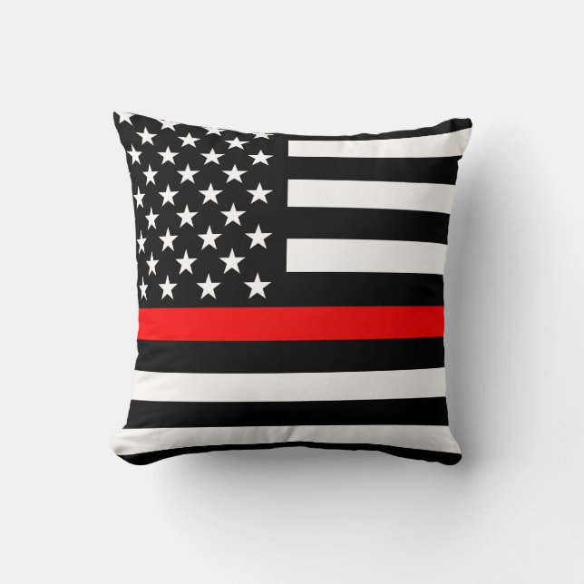 America Thin Red Line Symbol Kissen (Vorderseite)