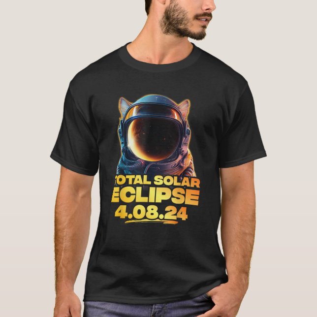 America Totality 4 08 24 Total Solar Eclipse Cat 2 T-Shirt (Vorderseite)