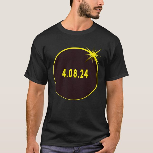 America Totality Spring 4 08 24 Total Solar Eclips T-Shirt (Vorderseite)