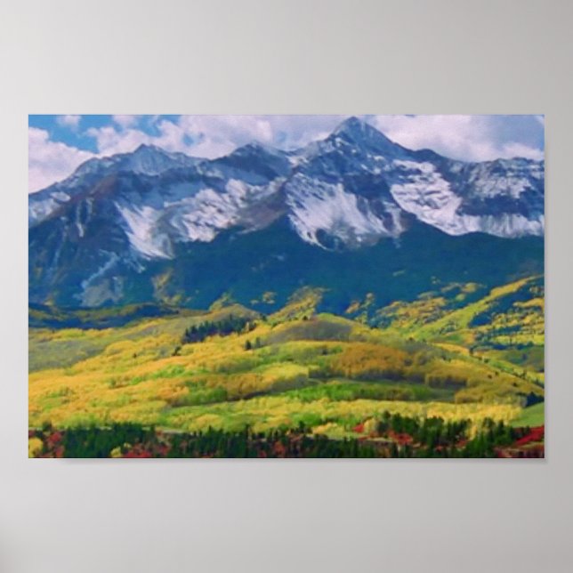 America Treline Olympischer Nationalpark Poster (Vorne)