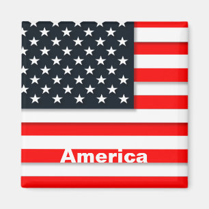 America Vintage Travel Tourismus Magnet