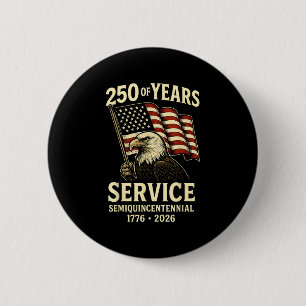 American 250 Jahre Jahrestagsfeier Patriotic U Button