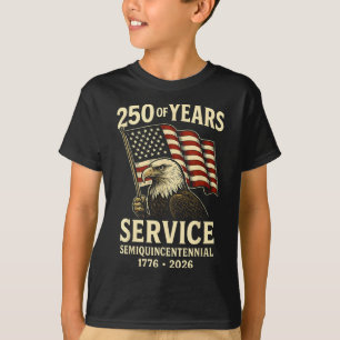 American 250 Jahre Jahrestagsfeier Patriotic U T-Shirt