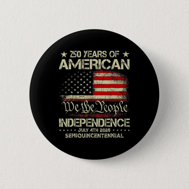American 250th Anniversary Celebration 250 Years U Button (Vorderseite)