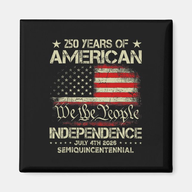 American 250th Anniversary Celebration 250 Years U Magnet (Vorne)