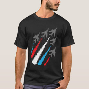 American 4. Juli Jets mit Red White Blue Trai T-Shirt