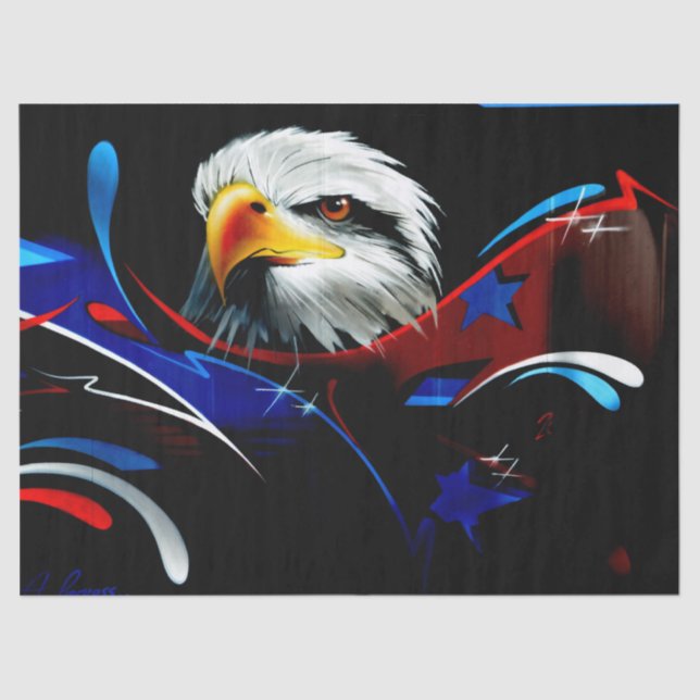 American Adlerpapier Seidenpapier (Vorderseite)