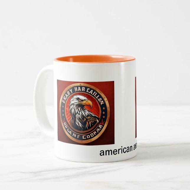 American Aerie Zweifarbige Tasse (Vorderseite Links)