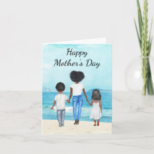 American African Mother's Day Card Karte