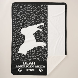 American Akita Funny Side of Bed Sherpadecke