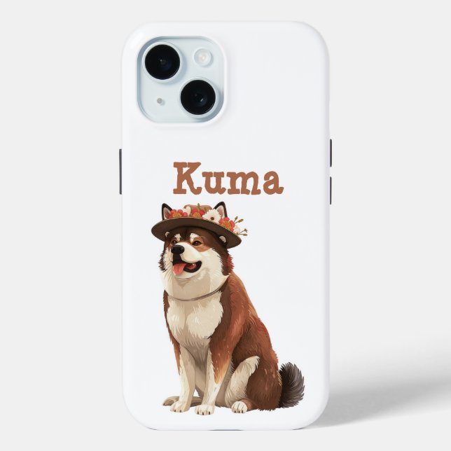 American Akita Hund aus Fairy Jahrbuch 1 Case-Mate iPhone Hülle (Rückseite)