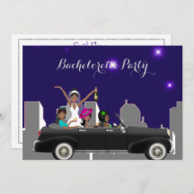 American American Bachlorette Party Invitation