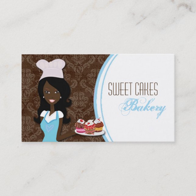 American American Baker Cup Cakes Business Card Visitenkarte (Vorderseite)