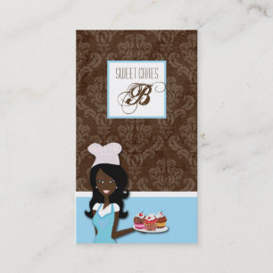 American American Baker Cup Cakes Business Card Visitenkarte
