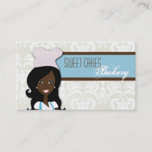 American American Baker Cup Cakes Business Card Visitenkarte