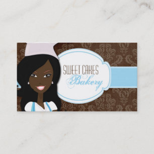 American American Baker Cup Cakes Business Card Visitenkarte