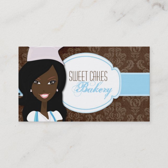 American American Baker Cup Cakes Business Card Visitenkarte (Vorderseite)
