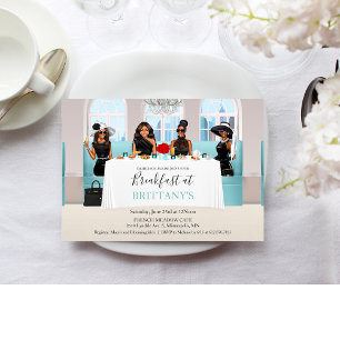 American American Bridal Black Dress Table Einladung