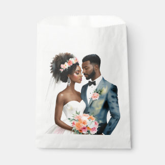 American American Bridal Couple Wedding Geschenktütchen