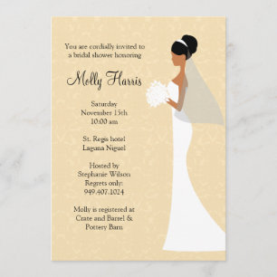 American American Bridal Shower Einladung