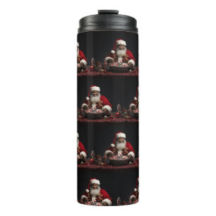 American American Santa Candy Claus Thermosbecher