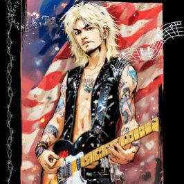 American Anime Rocker Spielkarten