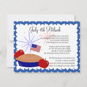 American Apple Pie Einladung