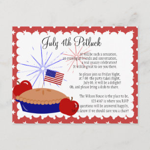 American Apple Pie Einladung