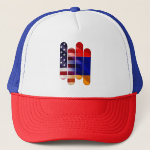 American Armenian Trucker Hat Truckerkappe