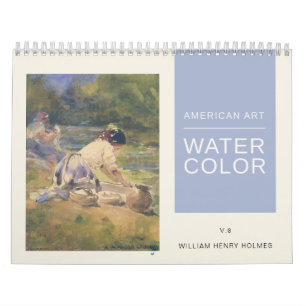 American Art William Henry Holmes Watercolor Kalender