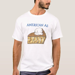 American As Apple Pie Slice Ice Cream 4. Juli USA T-Shirt