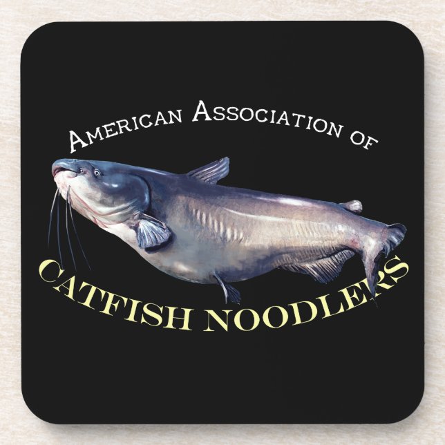 American Association of Catfish Noodlers Getränkeuntersetzer (Vorderseite)