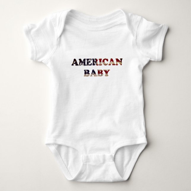 American Baby Baby Strampler (Vorderseite)