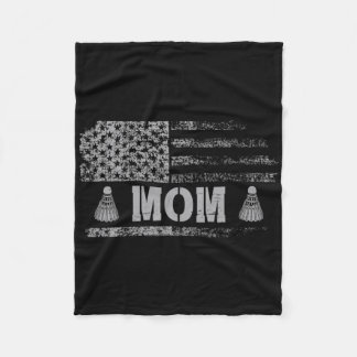 American Badminton Mama Usa Flag Team Badminton Fleecedecke