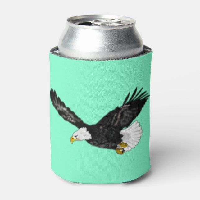 American Bald Eagle Can Cooler - Custom Colors Dosenkühler (Kanne Vorderseite)