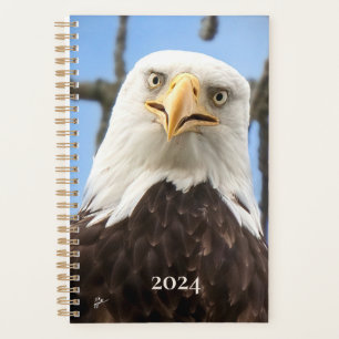 American Bald Eagle Face Funny Fine Art Planer