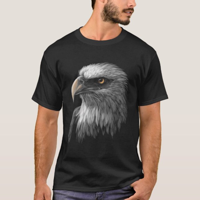 American Bald Eagle Face T-Shirt (Vorderseite)