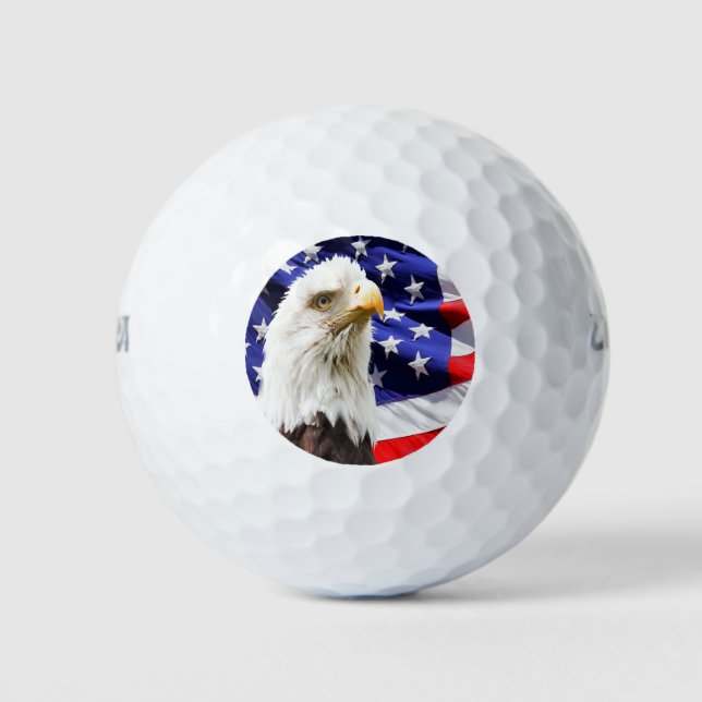 American Bald Eagle Flag Golfball (Vorderseite)