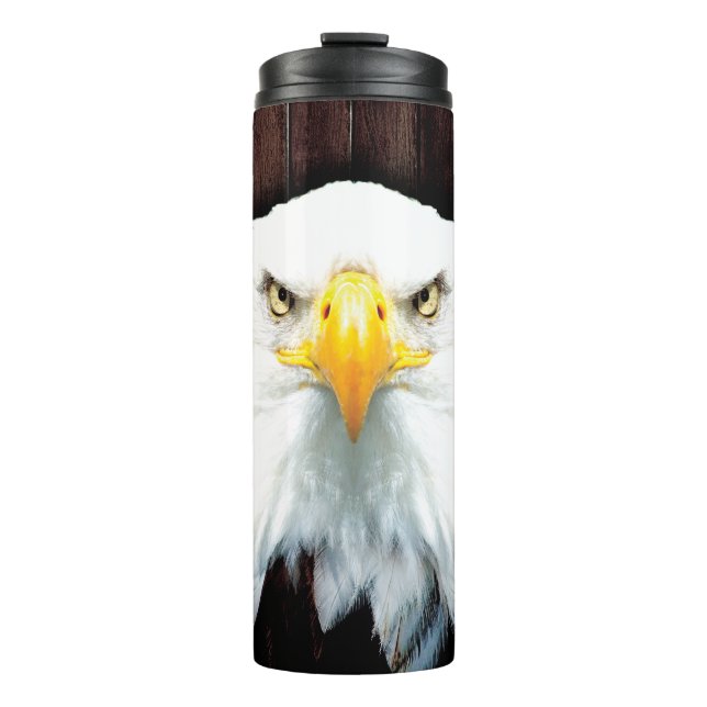 American Bald Eagle Flag Thermosbecher (Vorderseite)