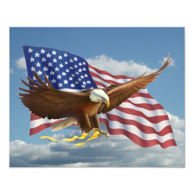 American Bald Eagle Foto Print (Vorne)