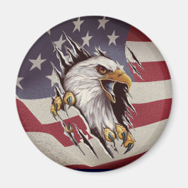 American Bald Eagle Freedom Magnet