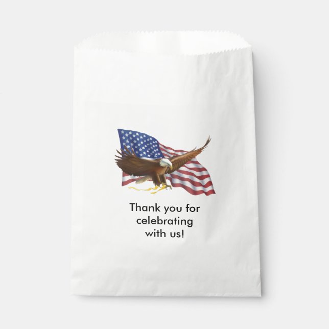 American Bald Eagle Geschenktütchen (Vorderseite)