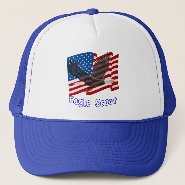 American Bald Eagle Hat Truckerkappe (Vorderseite)