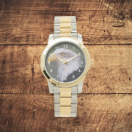 American Bald Eagle Head Armbanduhr