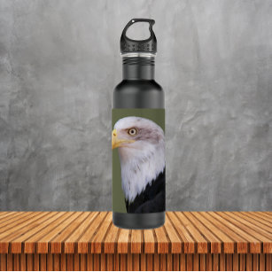 American Bald Eagle Head Edelstahlflasche