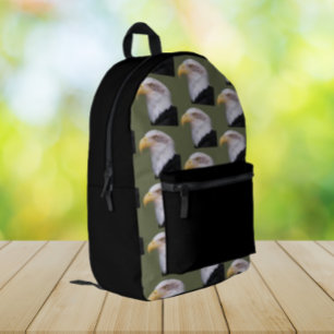 American Bald Eagle Head Pattern Bedruckter Rucksack