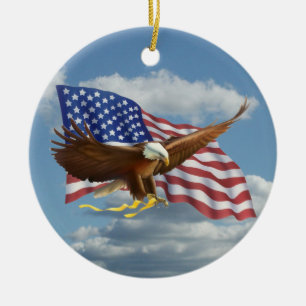 American Bald Eagle Keramikornament