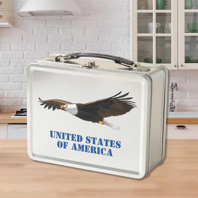American Bald Eagle - Metal Lunch Box (Von Creator hochgeladen)