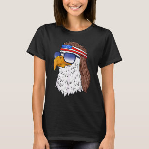 American Bald Eagle Mullet 4. Juli Usa Patrio T-Shirt